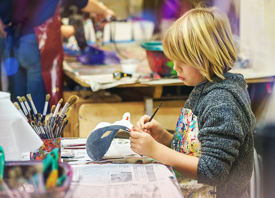 Kids will love decorating masks