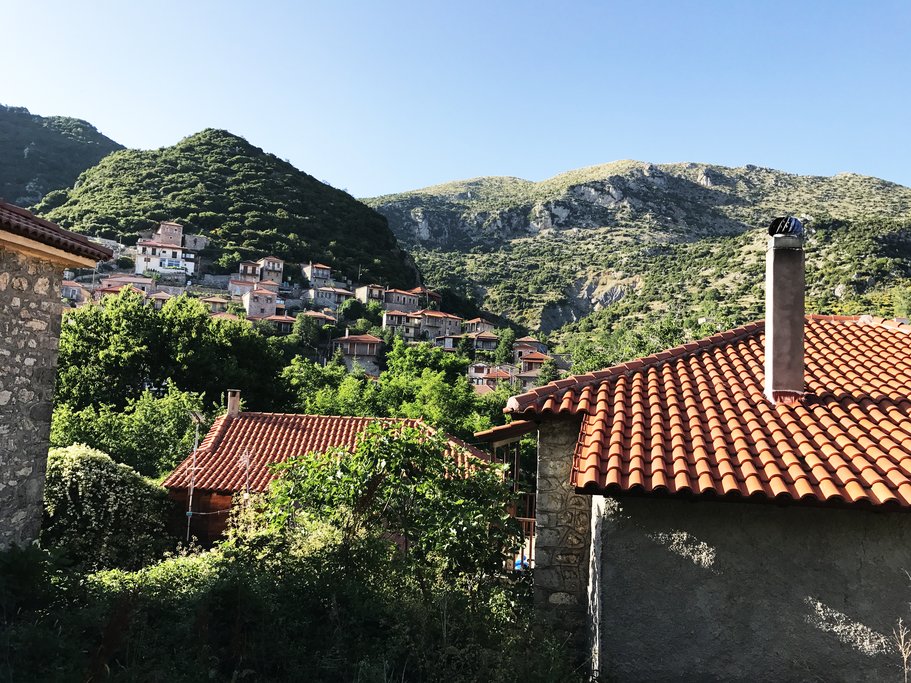 The hills of Dimitsana