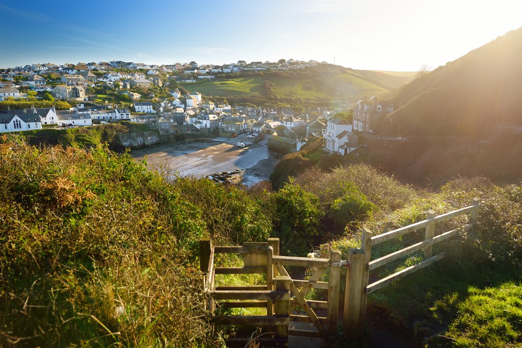 View towards Port Isaac.