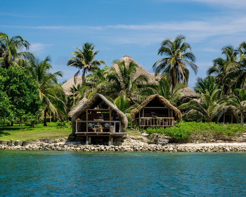 Punta Faro's exclusive bungalows