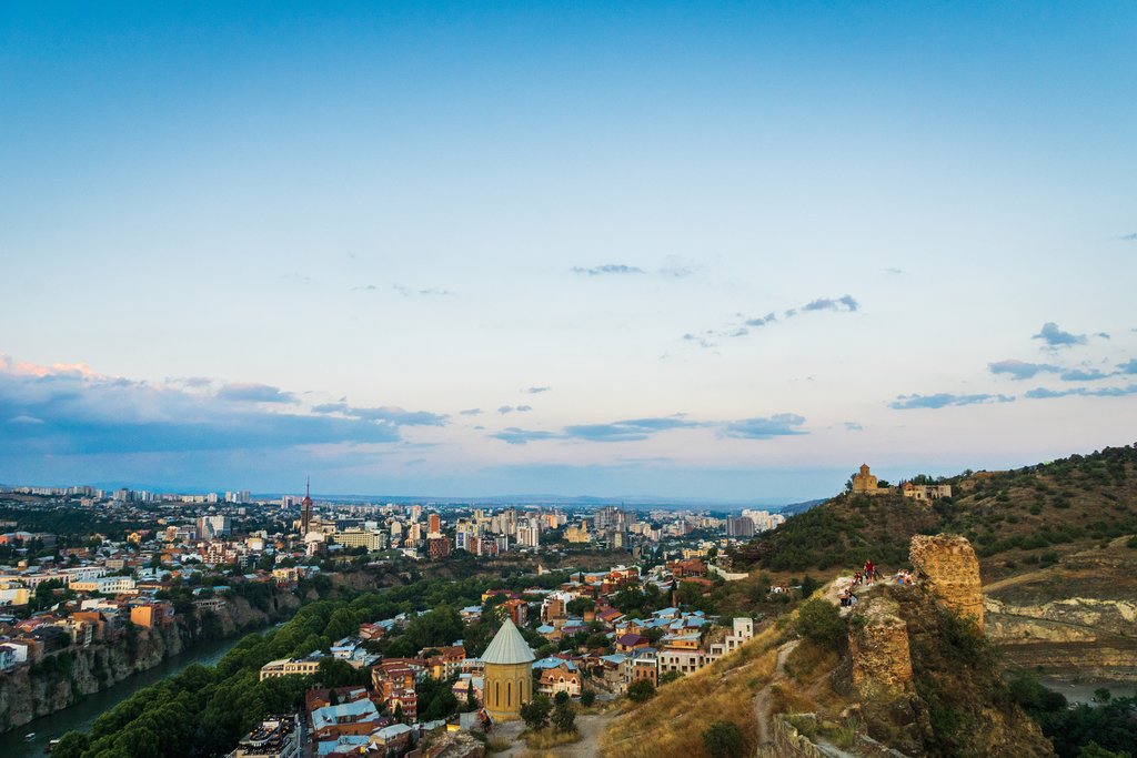 Aerial view of Tbilisi