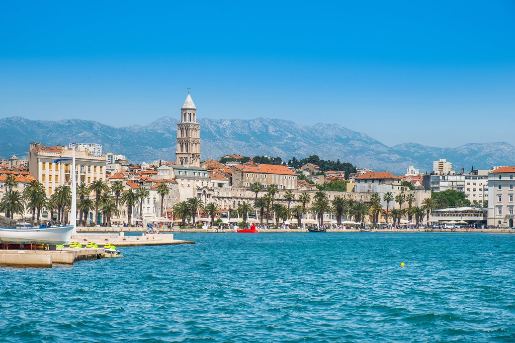 Waterfront of the city of Split