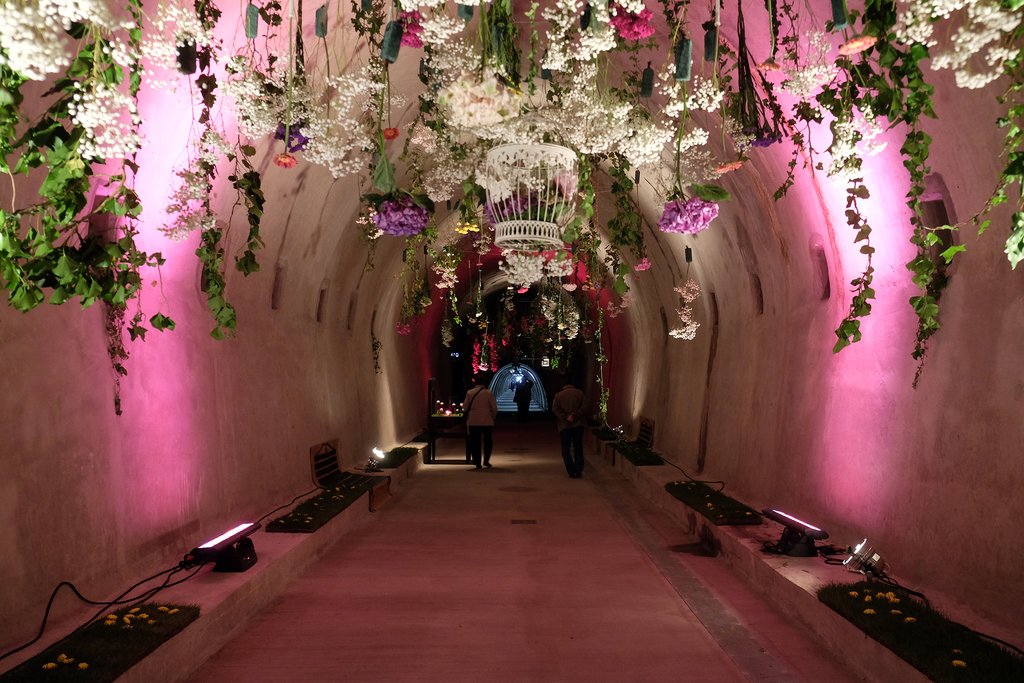 International garden exhibition in tunnel Gric in Zagreb