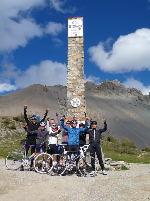 Climb the Col D'Izoard like our group Bevan in 2011
