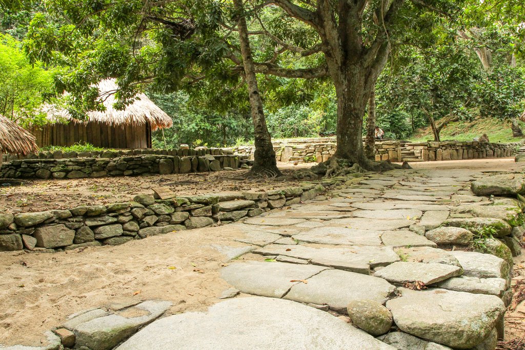 The ruins at Pueblito, in Parque Tayrona