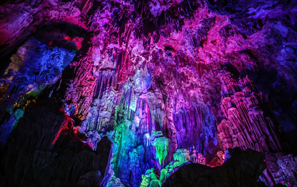 Reed Flute Cave in Guilin