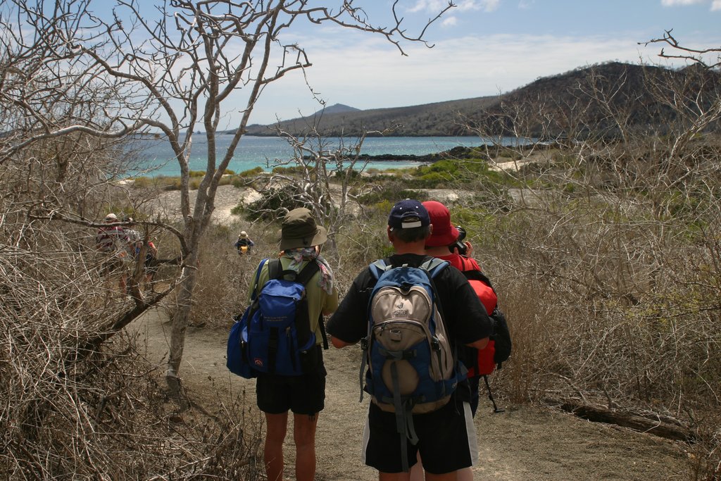 Hiking on Floreana Island