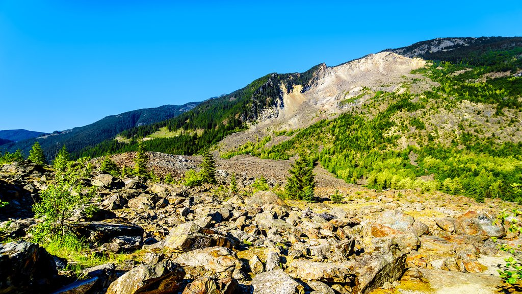Remains of the 1965 Hope Slide along Highway 3