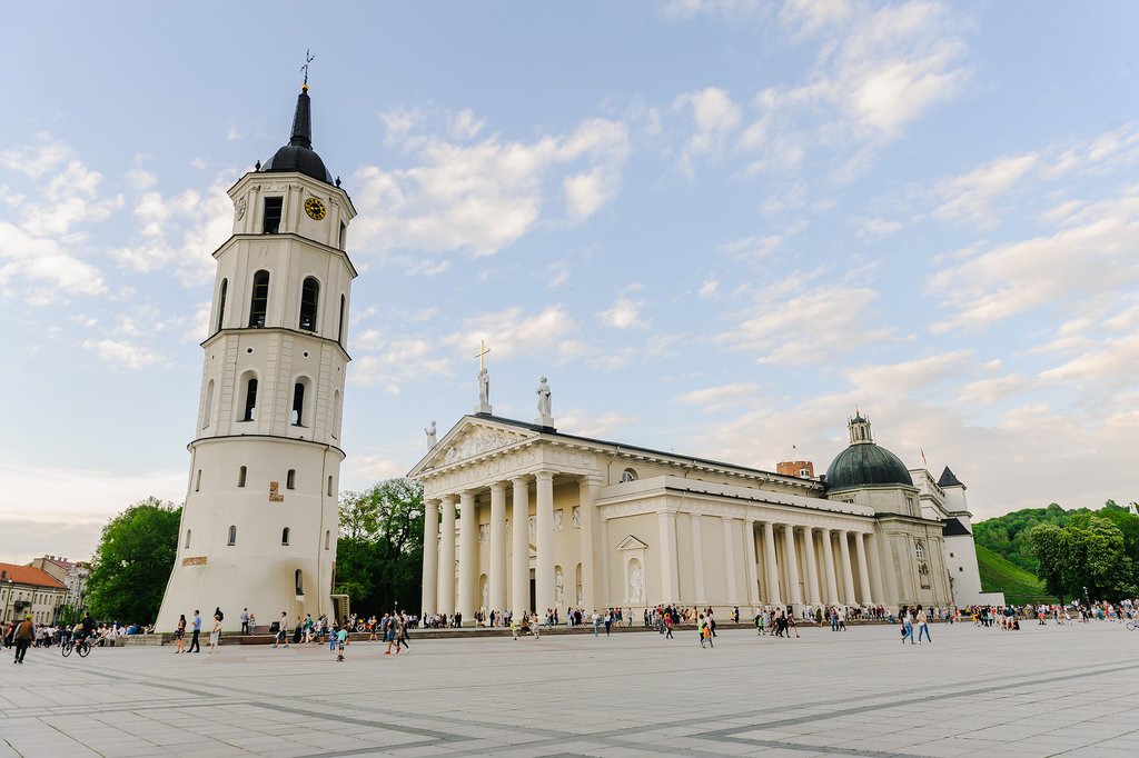 Vilnius Cathedral, on Cathedral Square