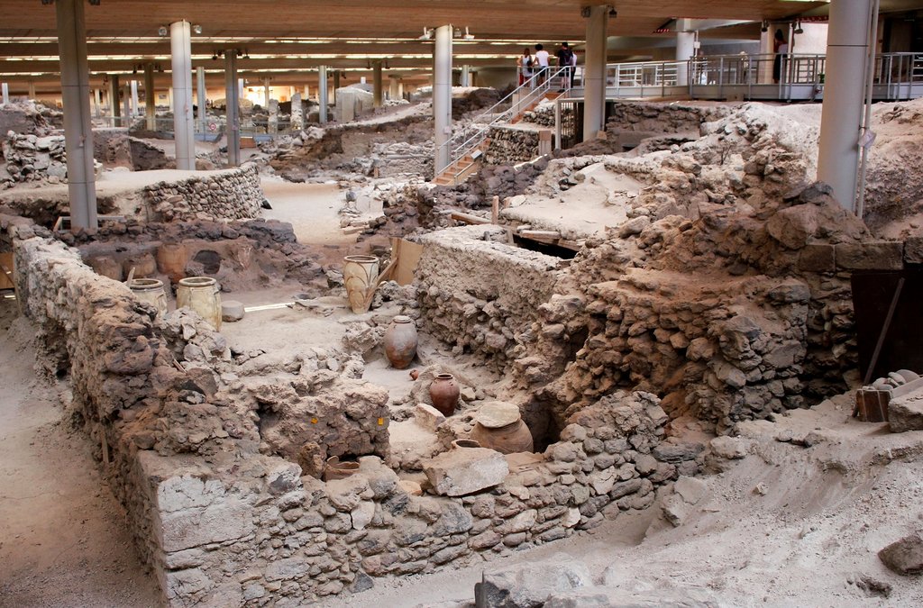The Archeological Site of Akrotiri