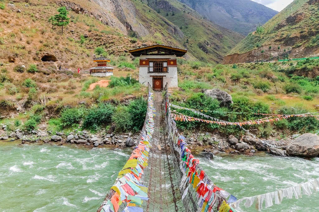 Iron Bridge in Paro