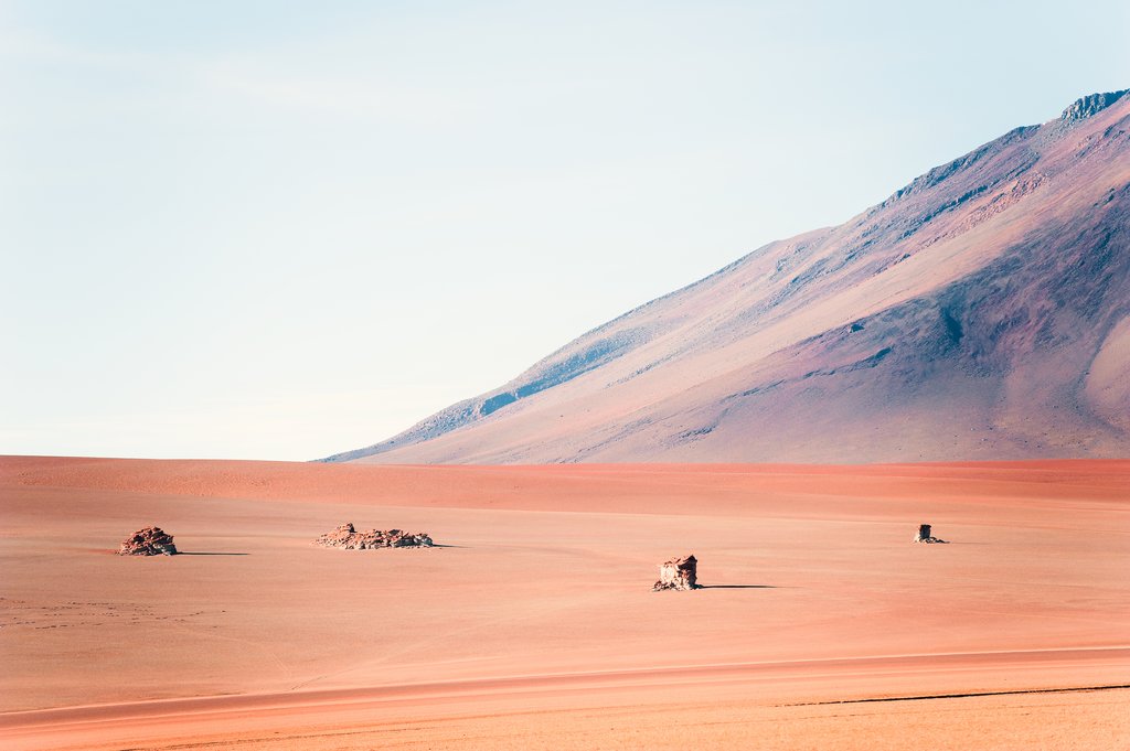 Stones in the Salvador Dali Desert