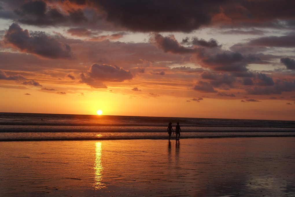Sunset in Dominical Beach