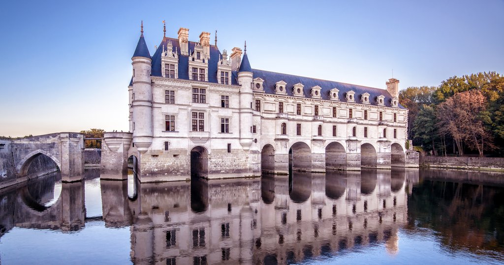 Chenonceau at sunset
