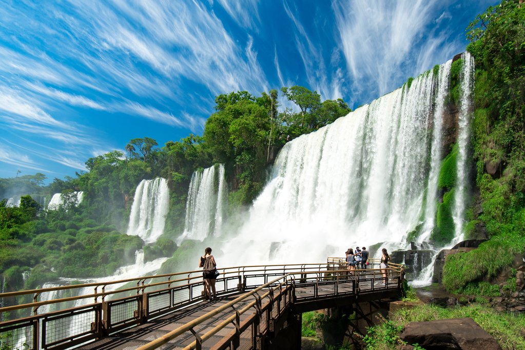 Pedestrian walkways with epic views