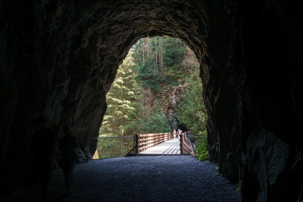 Othello-Quintette Tunnels in the Coquihalla Canyon near Hope