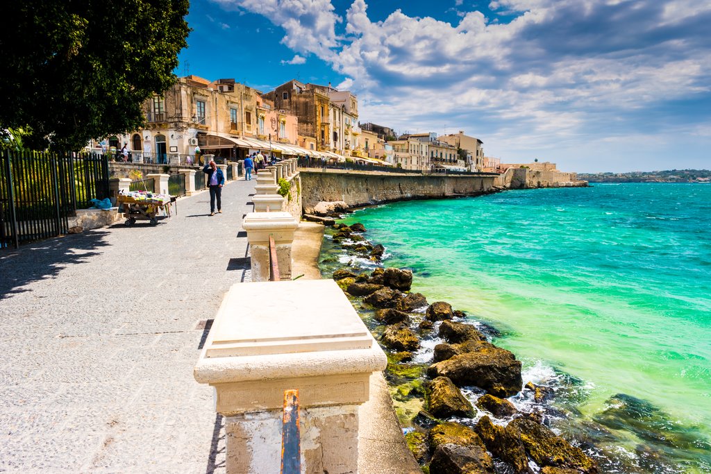 Coastline of Ortygia Island