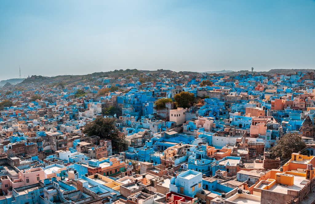 The blue houses of Jodhpur