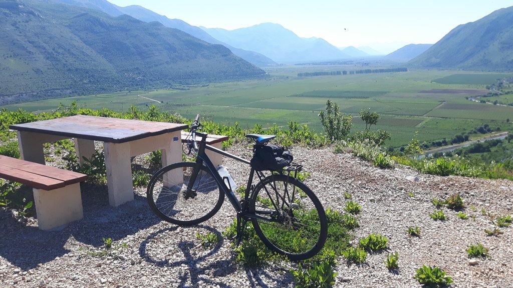 View of the Konavle valley along the Ciro bike route