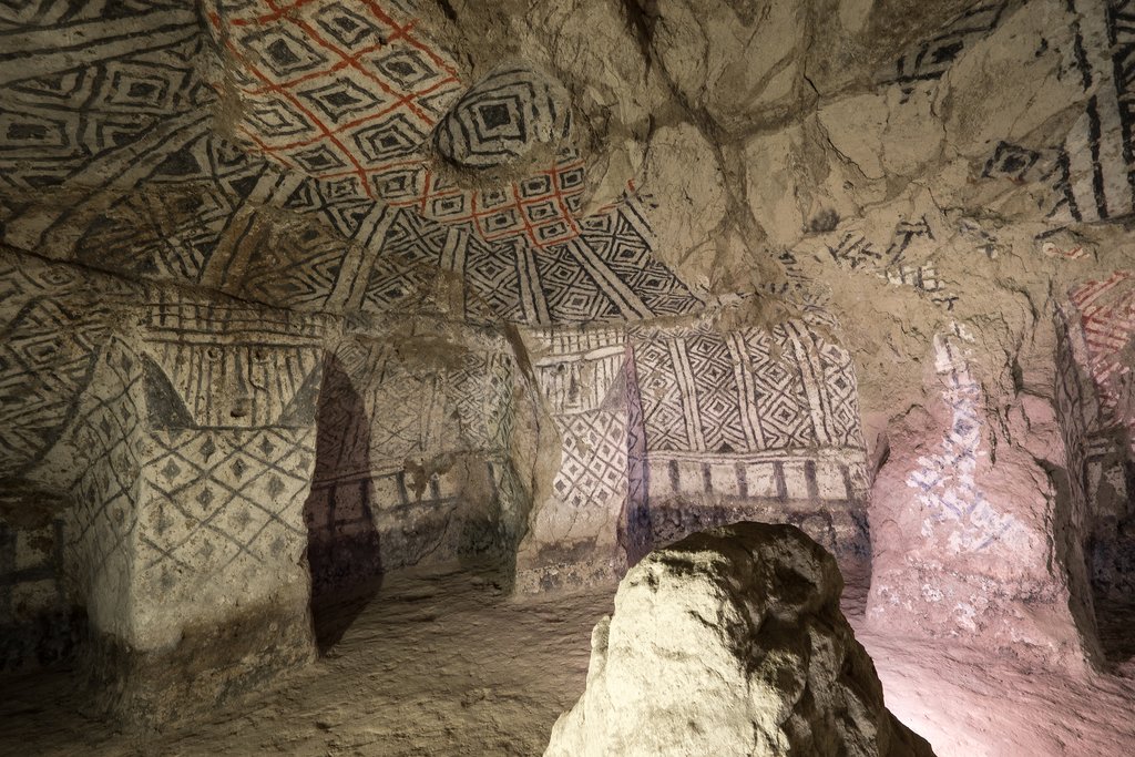 Ancient burial chamber, Tierradentro