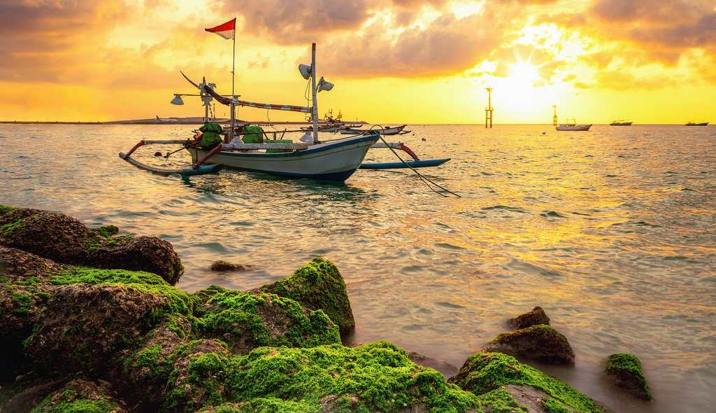 Traditional Balinese boat