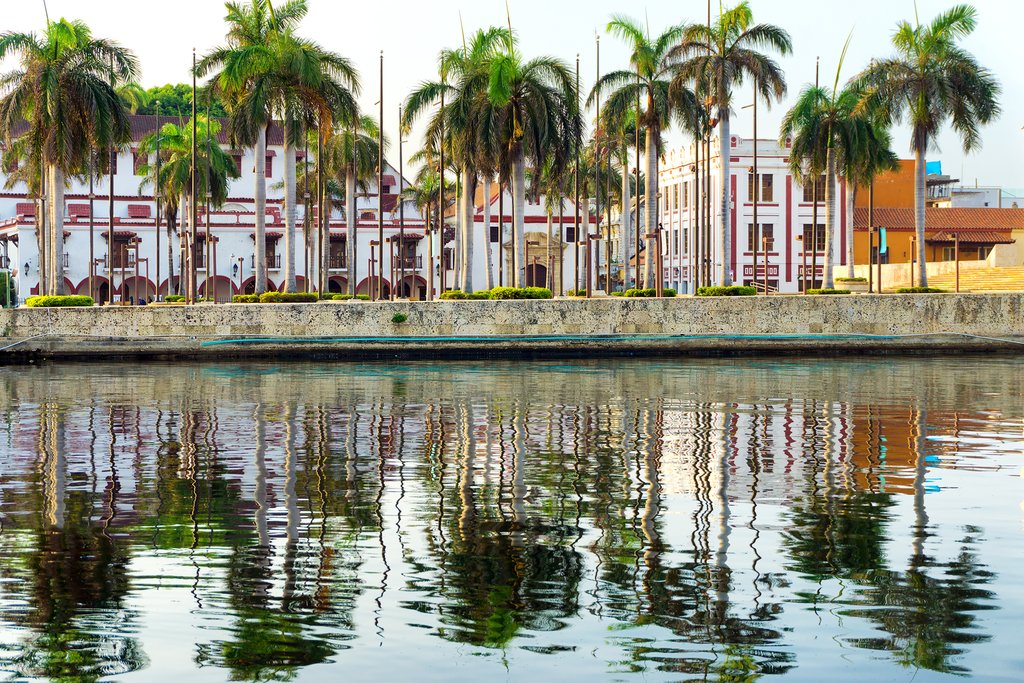 Take one last stroll along Cartagena's waterfront before your flight.