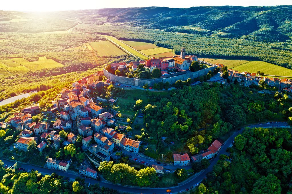 Istria's charming hill town of Motovun