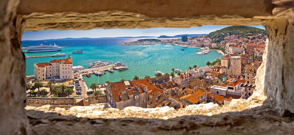 View over Split