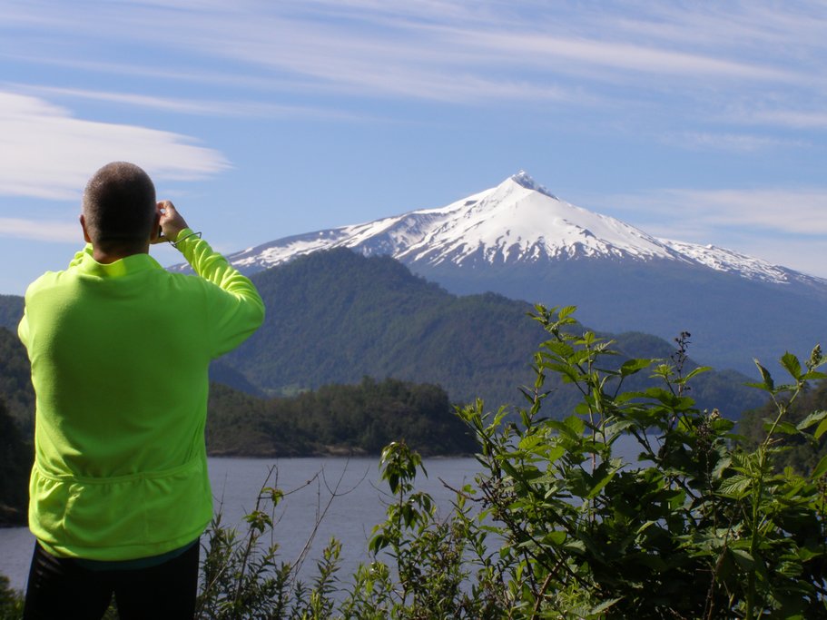 Beautiful views of Villarrica Volcano