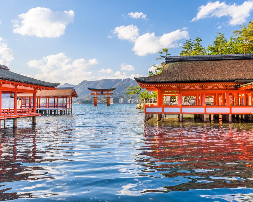 Miyajima Island's Great Torii