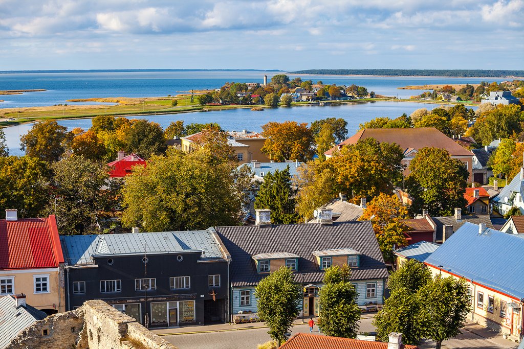 The seaside resort town of Haapsalu