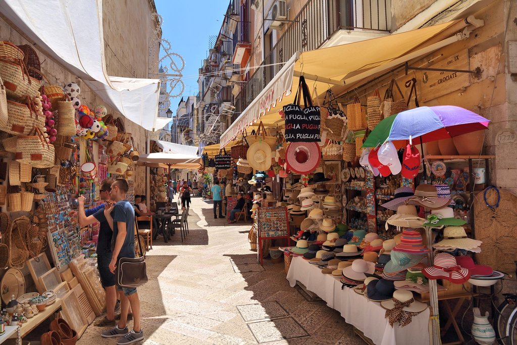 Touring Bari's historic old town