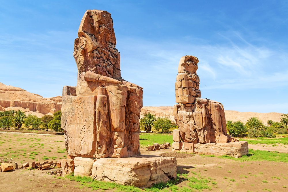 Colossi Memnon west bank luxor