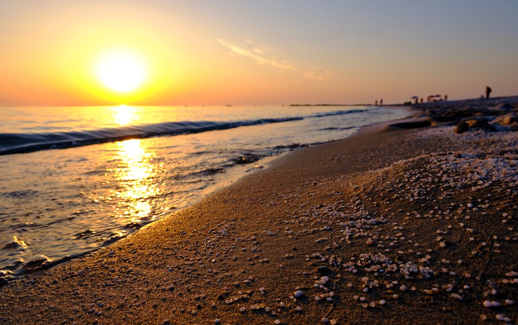 Sunset in Cabras Sardinia