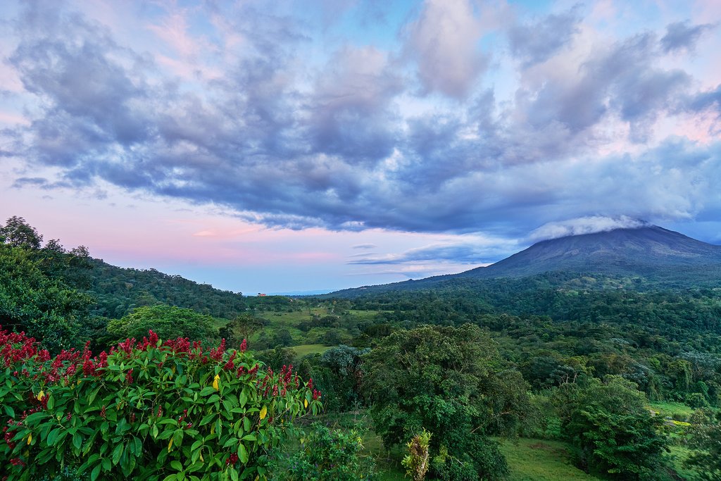 Arenal at sunset