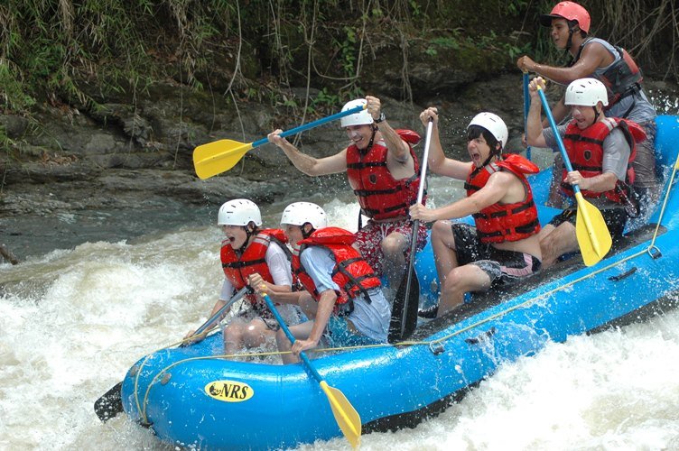 Tackle category III-IV rapids with your expert rafting guide