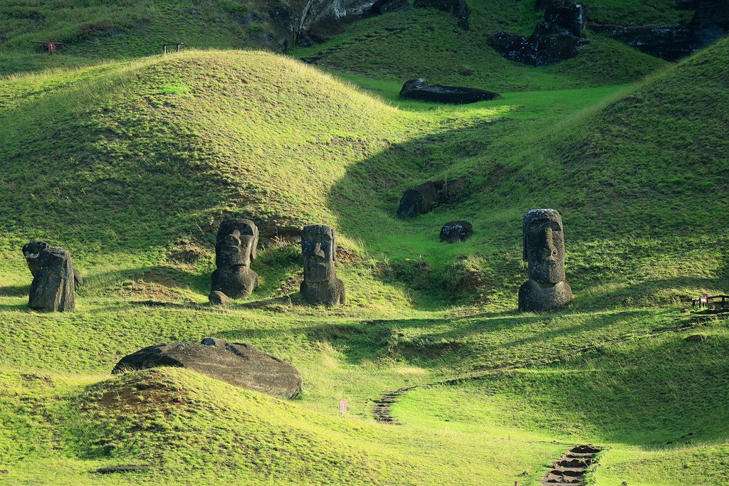 Moai, Easter Island's literal figureheads