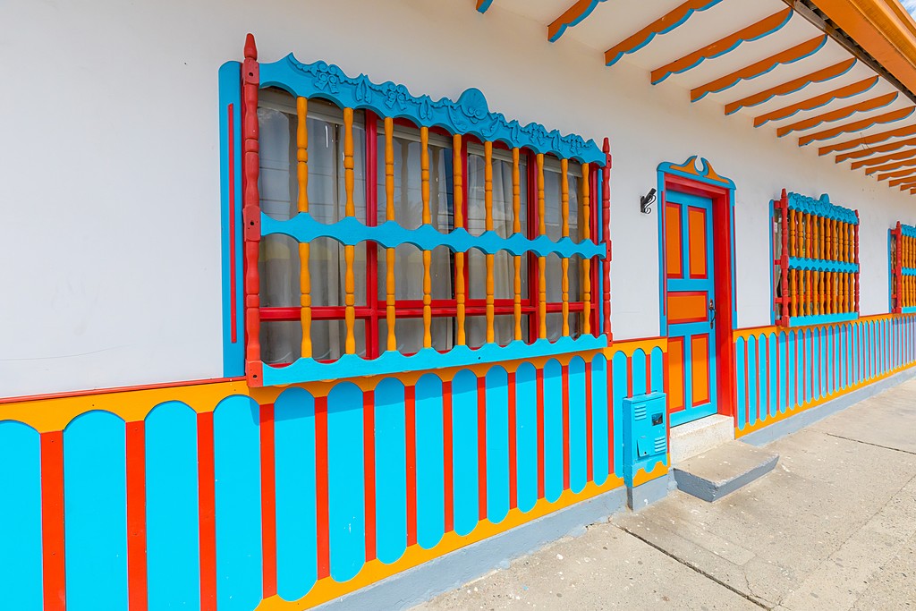 Colorful villages
