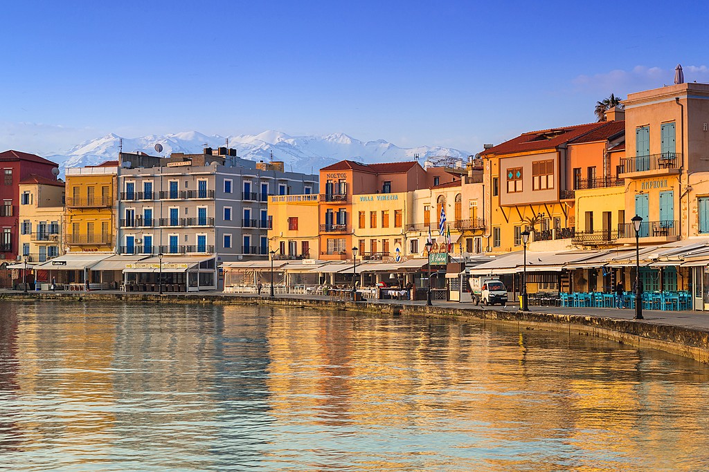 Venetian Houses Along the Waterfront