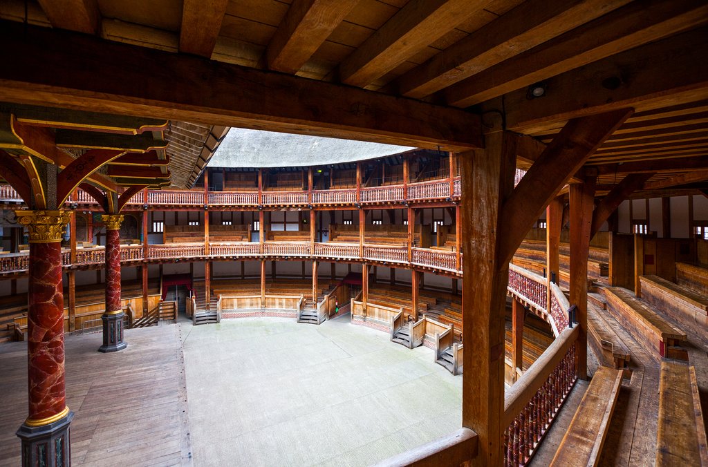 England - London - Globe Theater interior