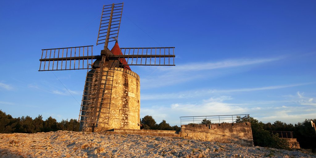 Olive oil mill in Fontvieille