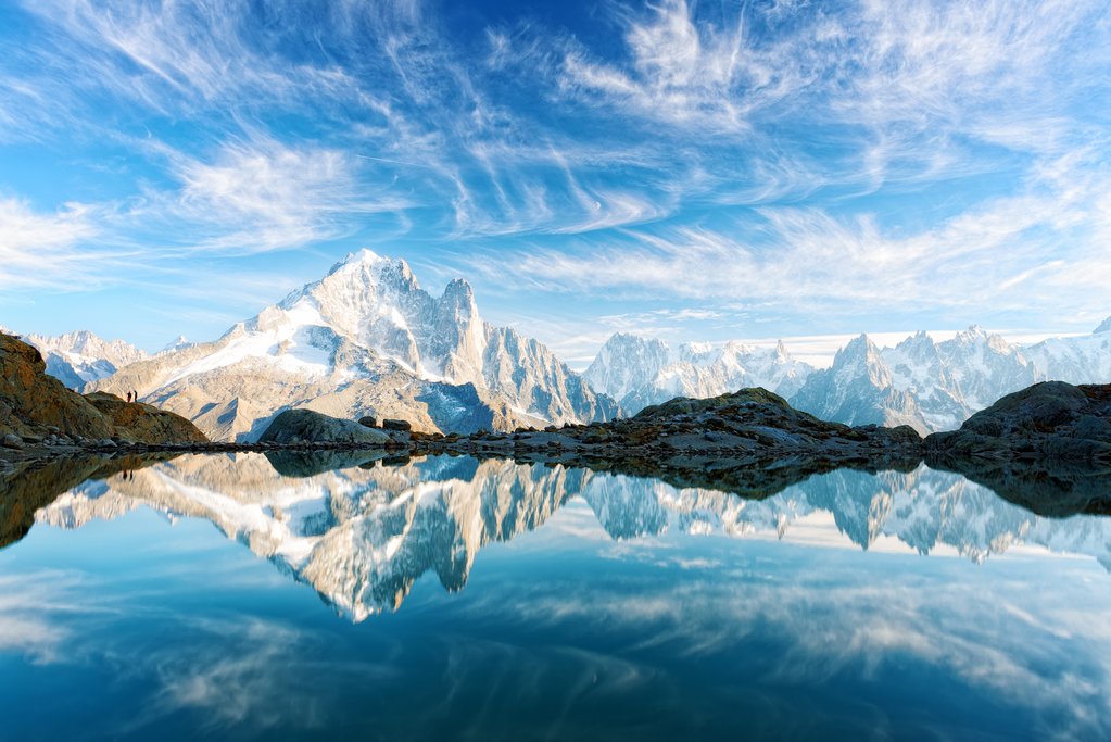 Mont Blanc in the French Alps