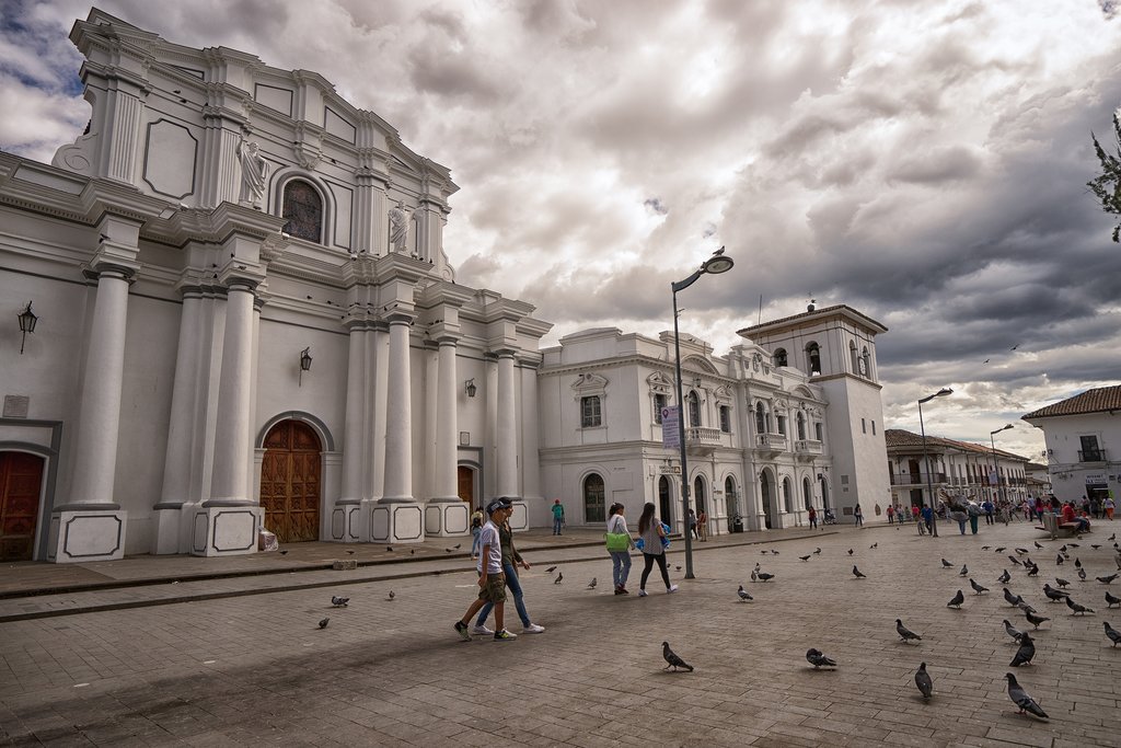 Baroque style architecture in the 'White City'.