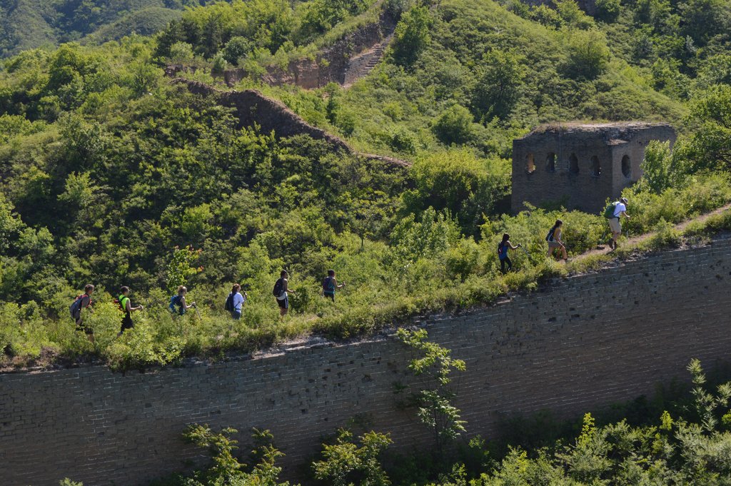 Gubeikou is a 'wild' section of the Great Wall
