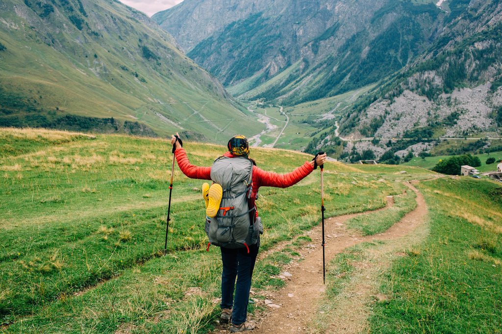A trail near Mont Blanc