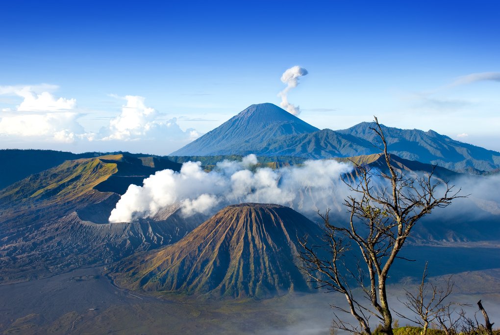 Take a jeep ride up to the top of Mount Bromo to see these epic views