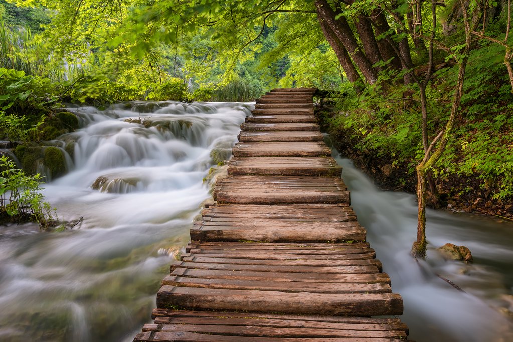 Boardwalks around Plitvice Lakes
