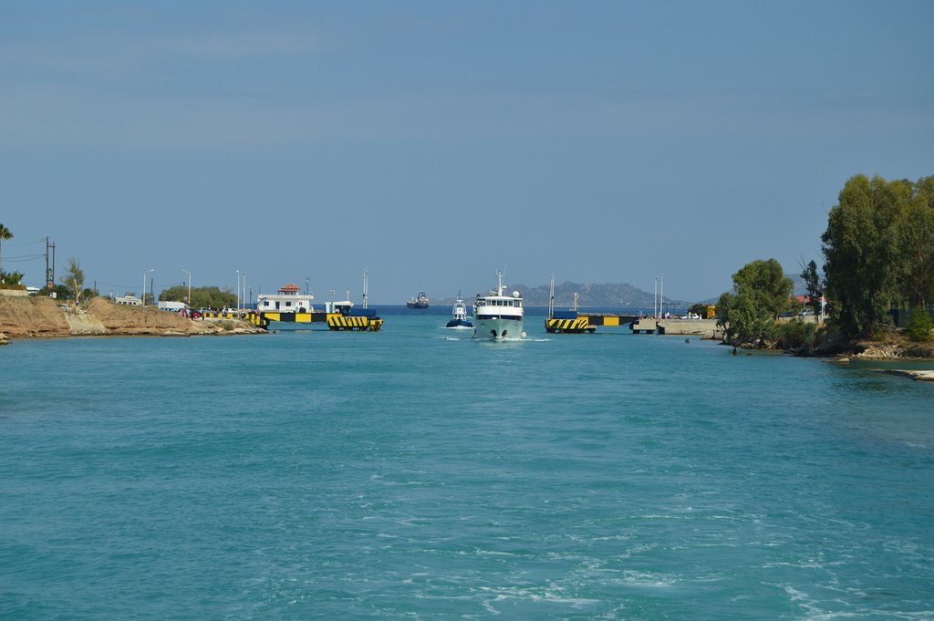 Entrance to the Corinth Canal