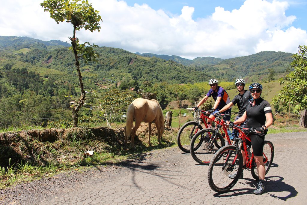 Mountain biking around Arenal