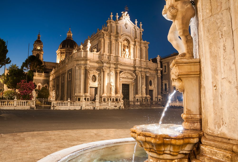 Catania at night